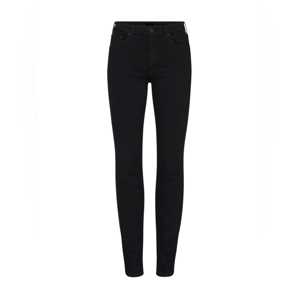 Mother Jeans The Looker in Not Guilty black wash Skinny Sz 24